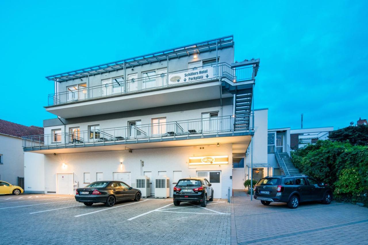 Schaefers Hotel, Self-Check-In, Cafe Und Baecker Am Hotel フェヒタ エクステリア 写真